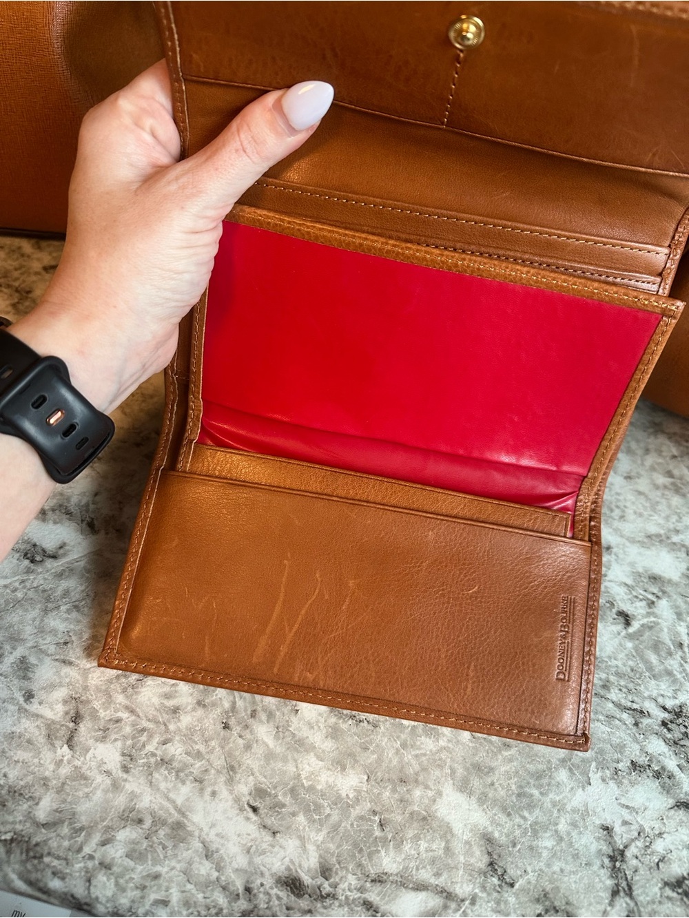DOONEY & BOURKE FLORENTINE MEDIUM SATCHEL ! - Picture 6 of 10